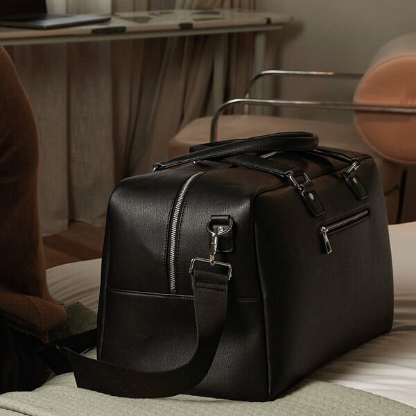 Tailored luxe PU weekender Thumbnail