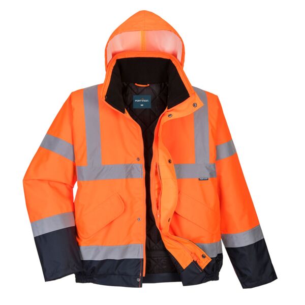 S266 Hi-Vis Contrast Winter Bomber Jacket  Thumbnail