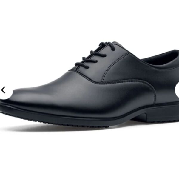 20331 - Ambassador II Slip Resistant Black Leather Men Dress Shoe Thumbnail