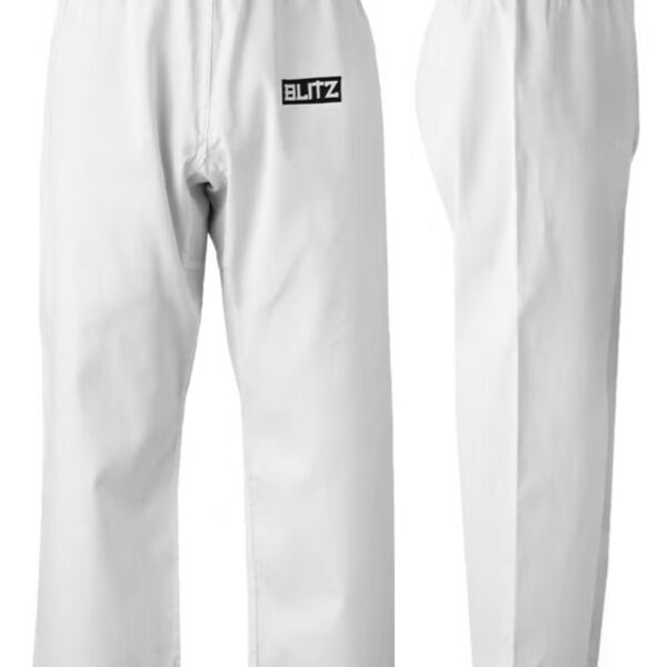 Blitz Adult Student Martial Arts Trousers - 7oz Thumbnail