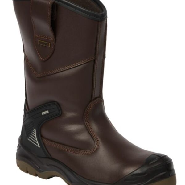 AP305 - Apache Brown Waterproof Rigger Boot S3 WR SRC Thumbnail