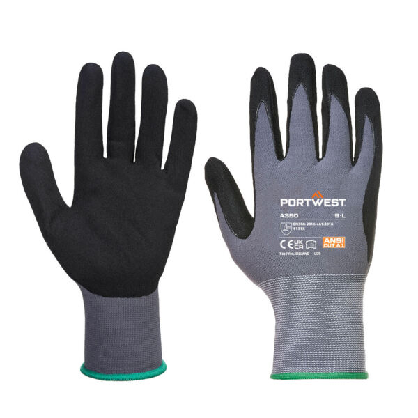 A350 - DermiFlex Glove - Black (Pack of 12 Pairs) Thumbnail