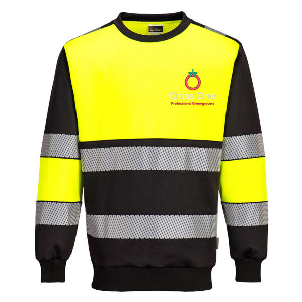PW376 - PW3 Hi-Vis Class 1 Sweatshirt Thumbnail