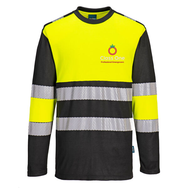 PW312 - PW3 Hi-Vis Cotton Comfort Class 1 T-Shirt L/S Thumbnail
