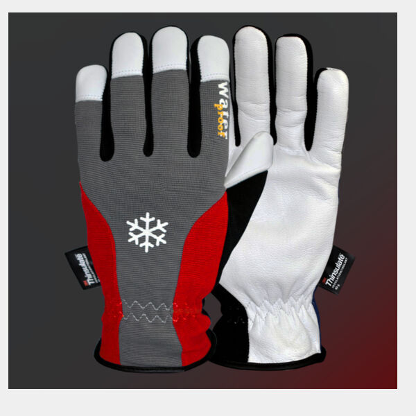 Thermal, Eco-friendly, Goatskin Leather Palm Glove Thumbnail