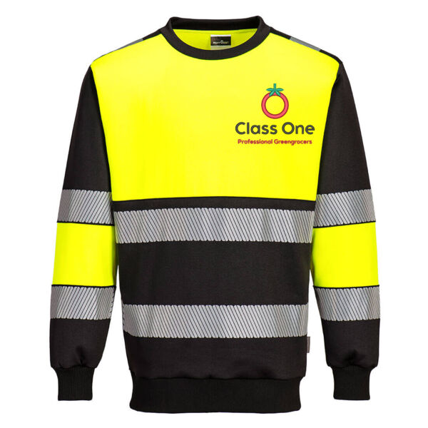 PW376 - PW3 Hi Vis Class 1 Sweatshirt Thumbnail
