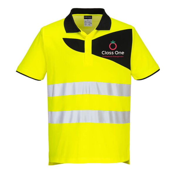 PW212 - PW2 Hi Vis Cotton Comfort Polo Thumbnail