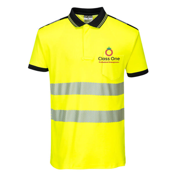 T180 - PW3 Hi Vis Cotton Comfort Polo Thumbnail